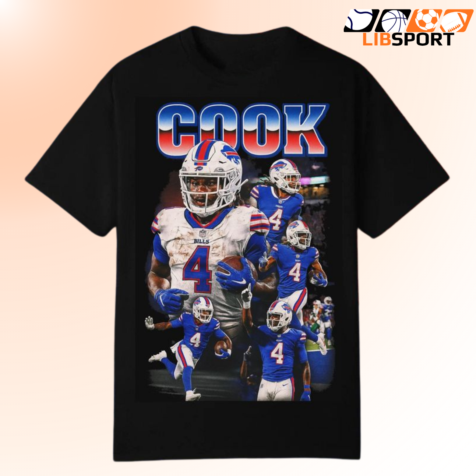 James Cook Shirt, Buffalo Bills Tee, Gift For Fan